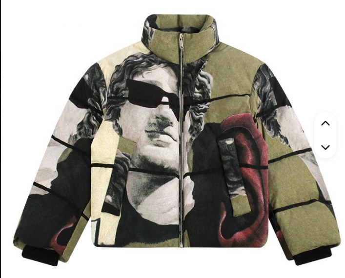 Designerska kurtka puchowa